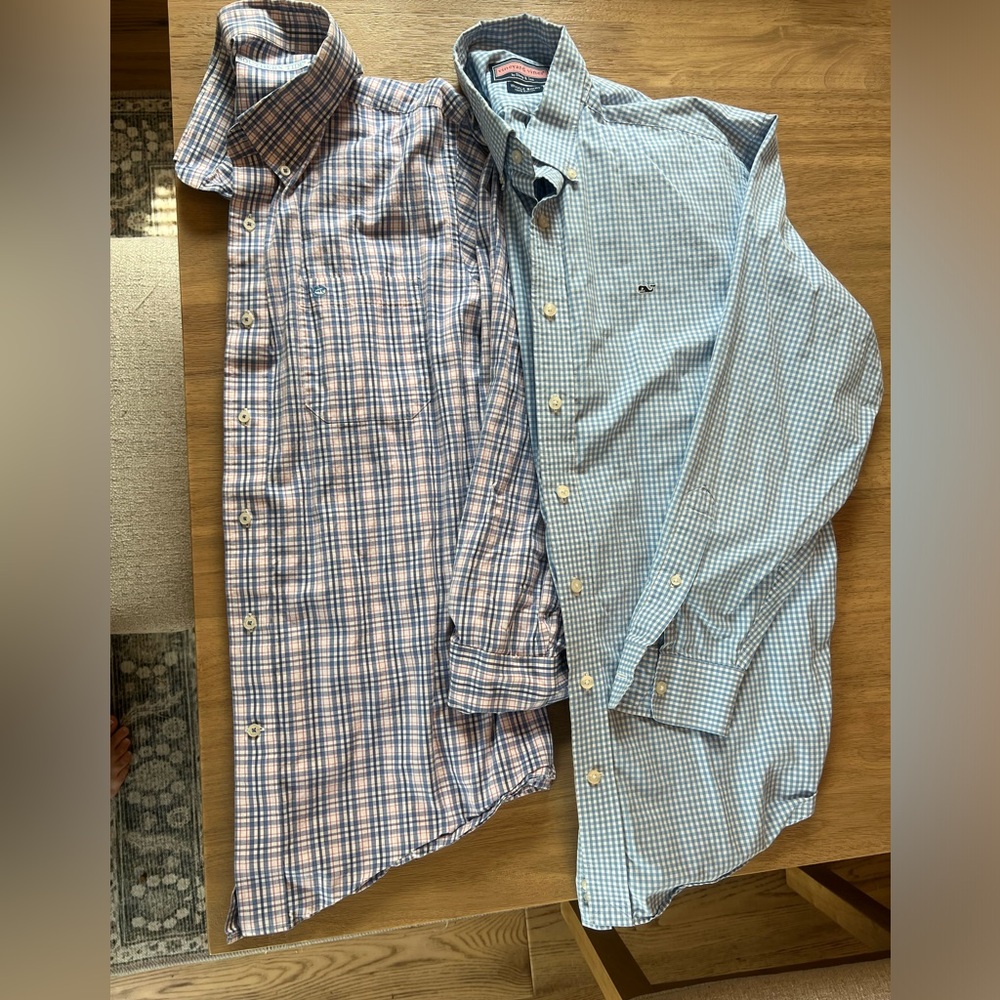Bundle Southern Marsh and Vineyard Vines Men’s Large button down shirt